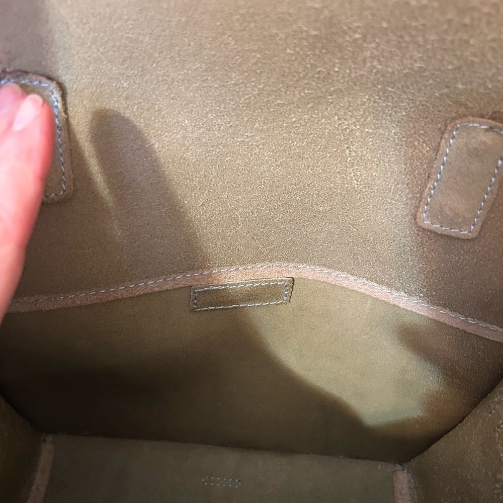 Rebecca Minkoff Pale Mint Leather Crossbody Bag with Studded Strap Top Handle - Picture 12 of 13